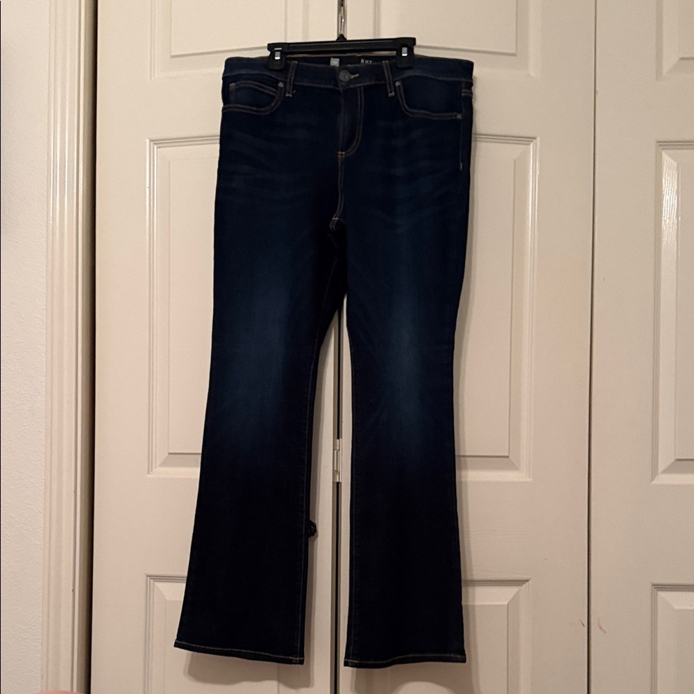 Kut From the Kloth Dark Blue Flare Jeans